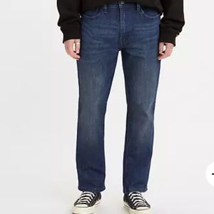 Mens Levi 541 Athletic Taper jeans in dark blue wash in 42 x 34